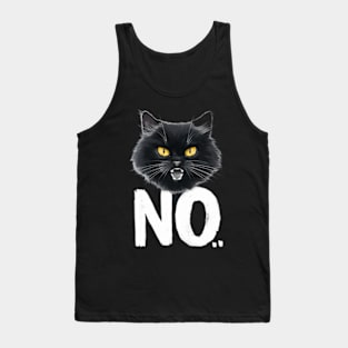 Black Cat says no Tank Top